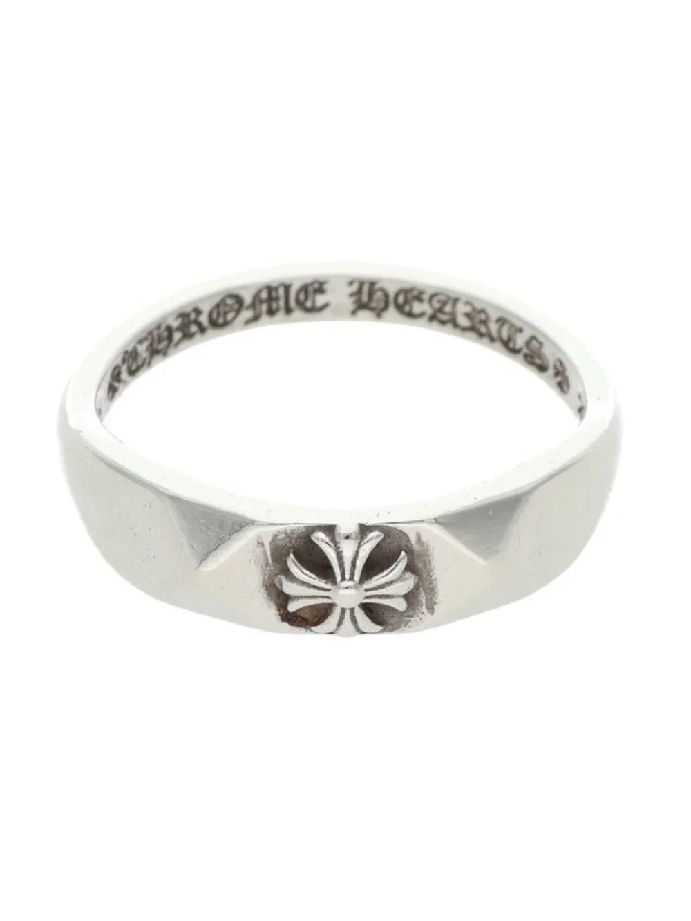 Chrome Hearts Bubblgm Pyramid Pls Bubble Gum Plus Silver Ring